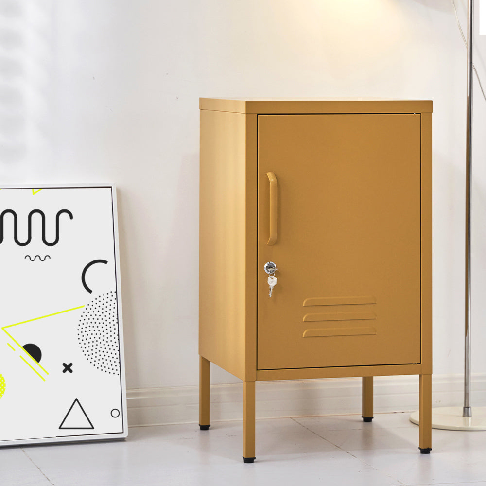 Bedside Table Metal Cabinet - Many Colours Available!