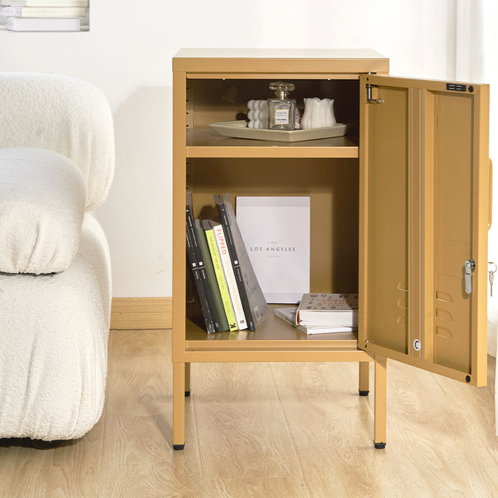 Bedside Table Metal Cabinet - Many Colours Available!