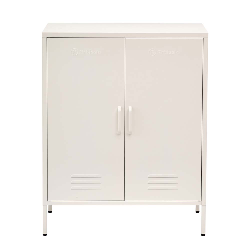 Metal Locker/Storage Cabinet - White