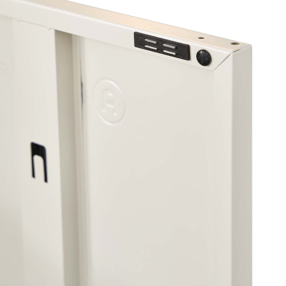Metal Locker/Storage Cabinet - White
