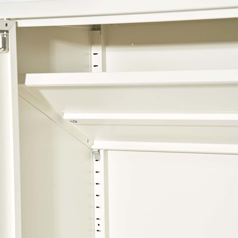 Metal Locker/Storage Cabinet - White