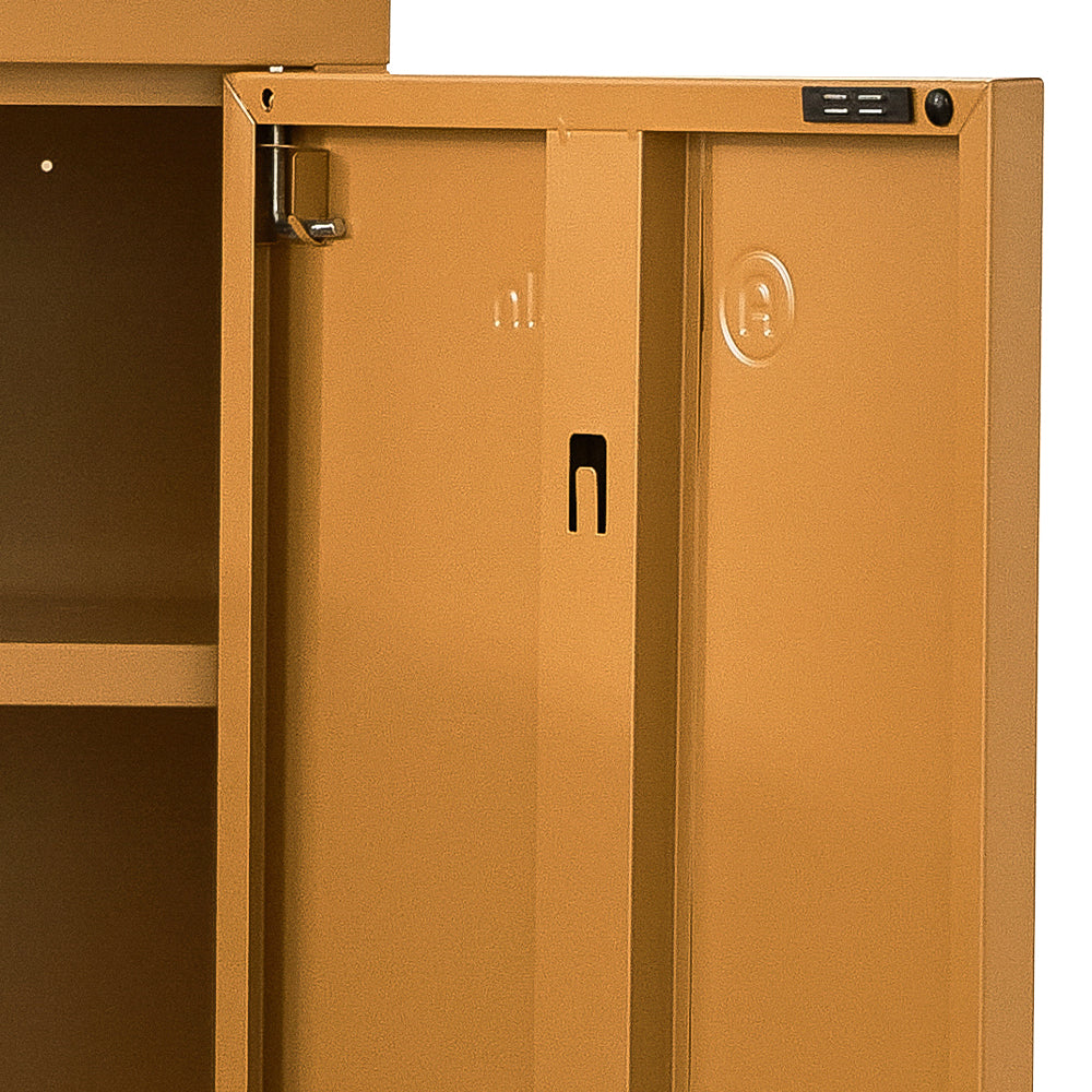 Metal Locker/Storage Cabinet - Yellow