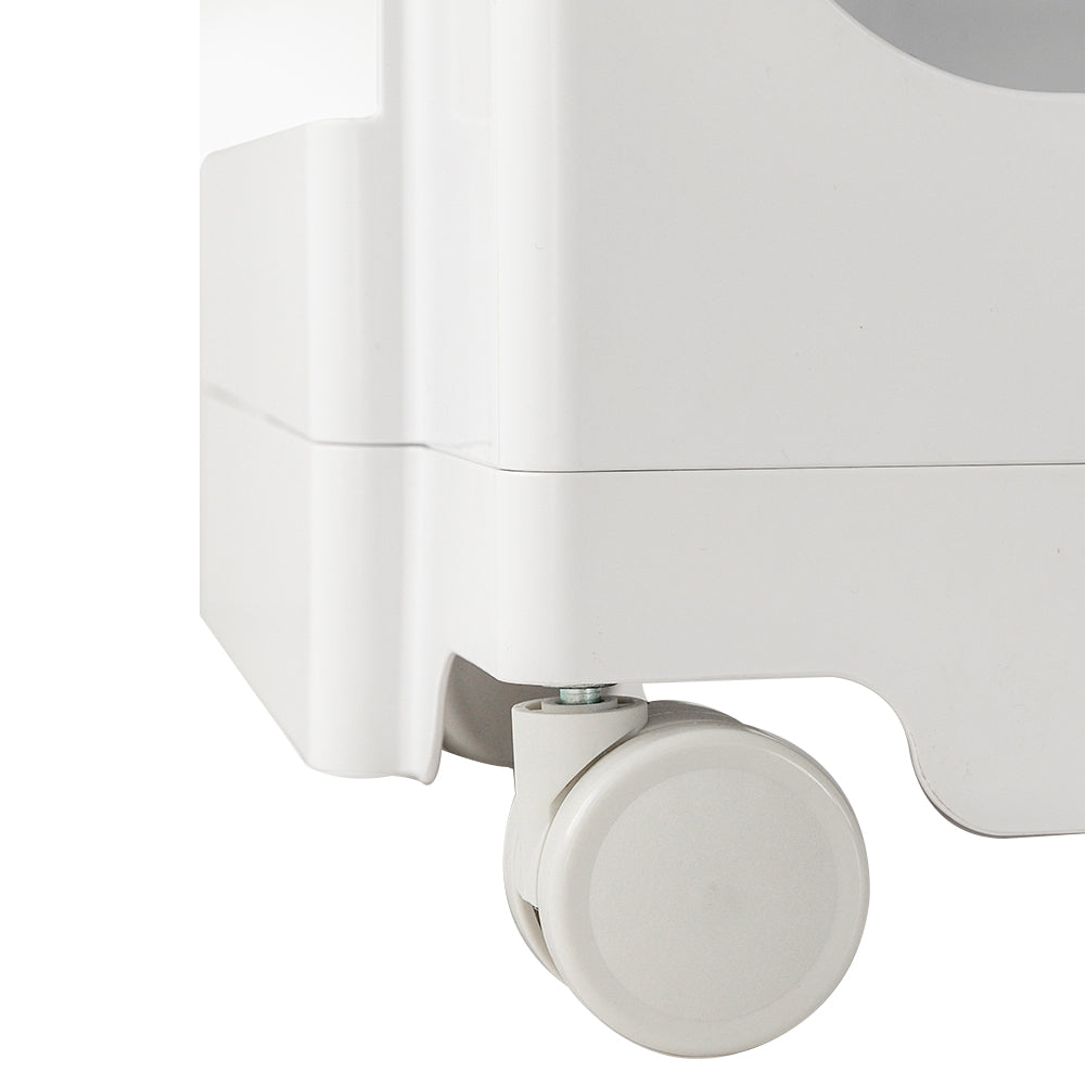 Out of stock! Bedside Table/Trolley Three Tier - White