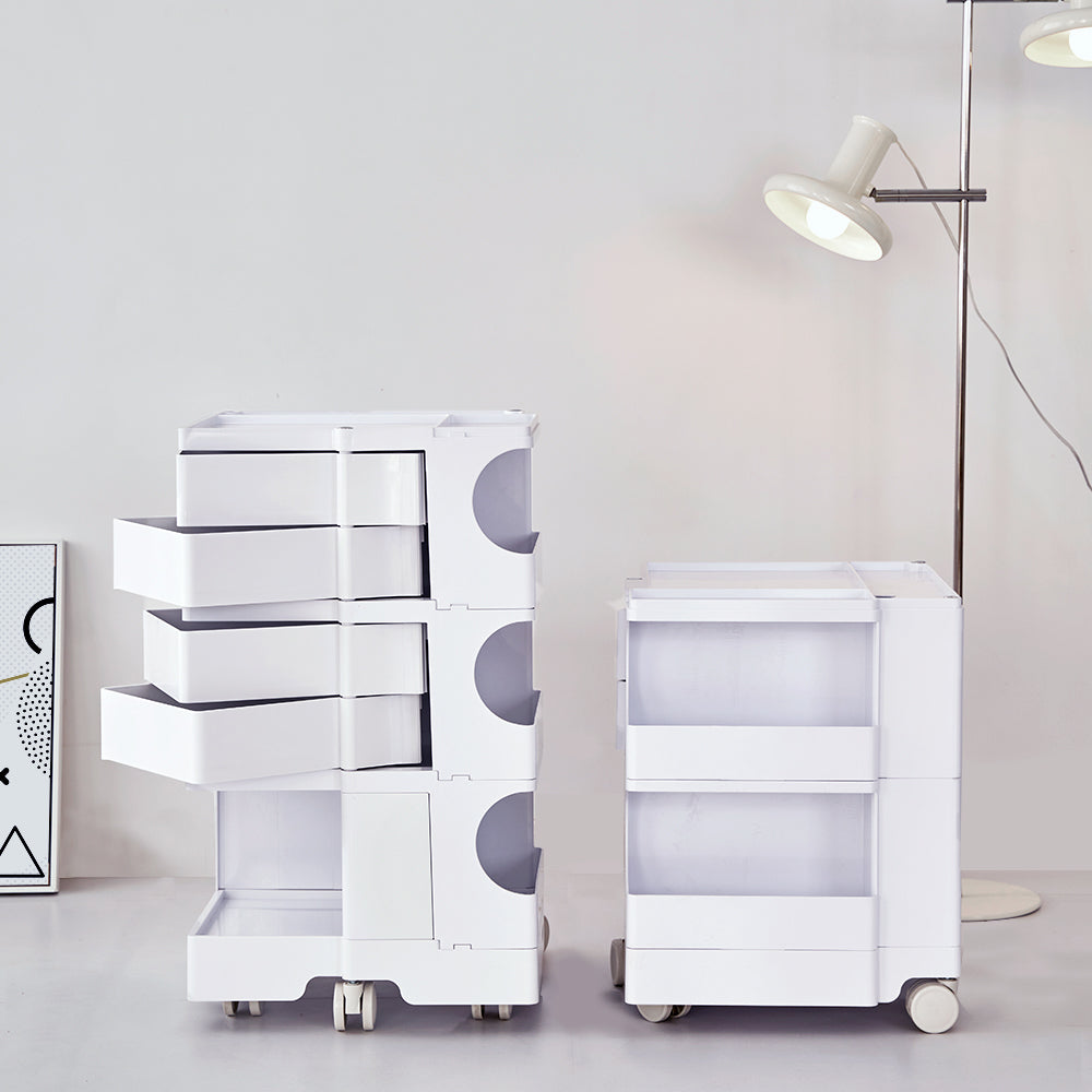 Out of stock! Bedside Table/Trolley Three Tier - White