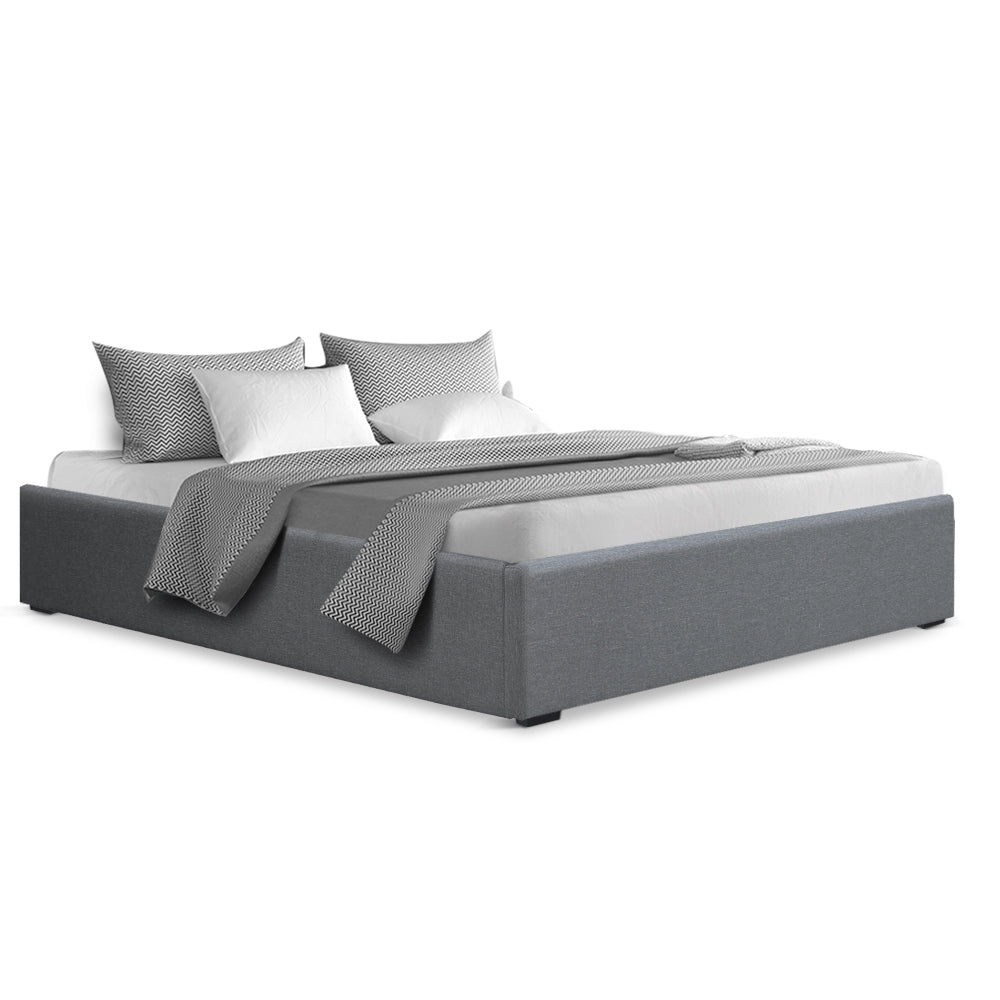 Double Size Bed Frame With Gas Lift Storage