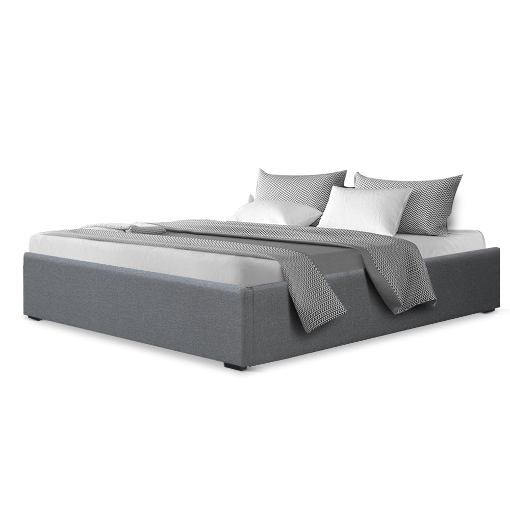 Double Size Bed Frame With Gas Lift Storage