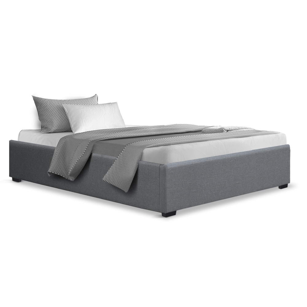 Back In Stock! King Single Size Bed Frame With Gas Lift Storage