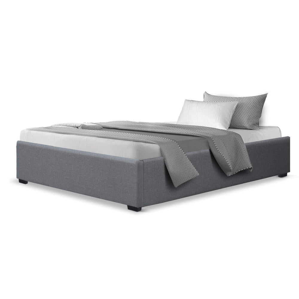 King Single Size Bed Frame With Gas Lift Storage