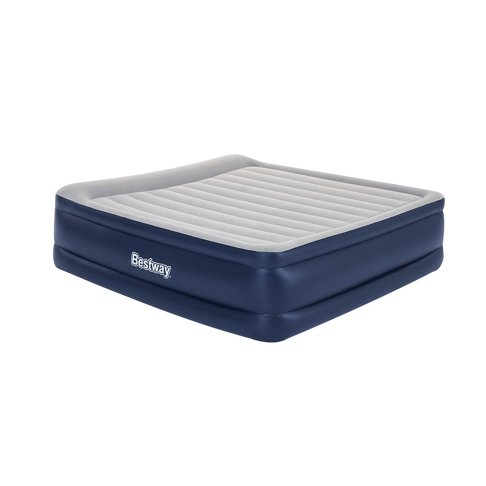 Back In Stock! Free Shipping! King Size Bestway Air Bed Battery Built-in Pump Inflatable Mattress