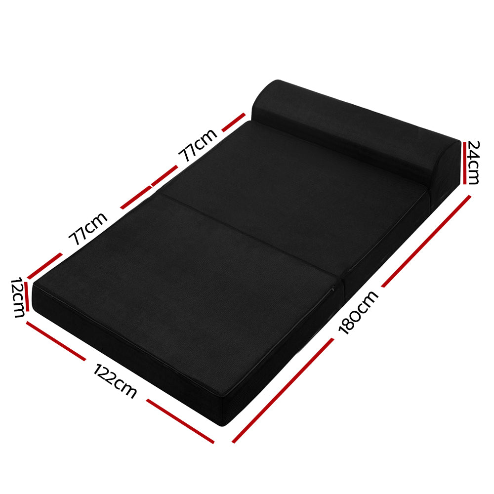 Double Size Folding Foam Portable Sofa Bed/Mattress