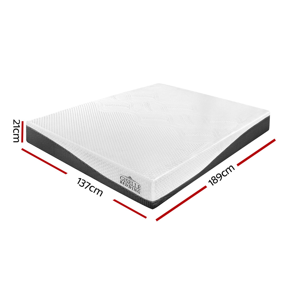 Back In Stock! Double Size 21cm Thick Memory Foam Cool Gel Mattress