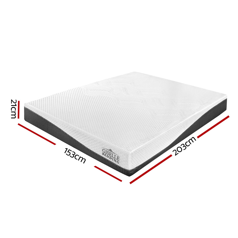 Queen Size Memory Cool Gel Foam Mattress