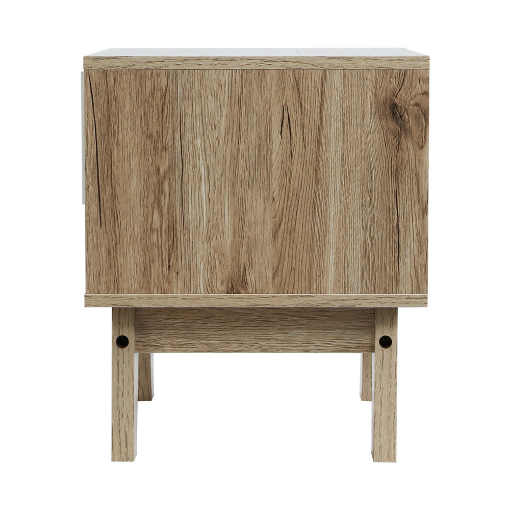 Bedside Table with Single Drawer - Wooden