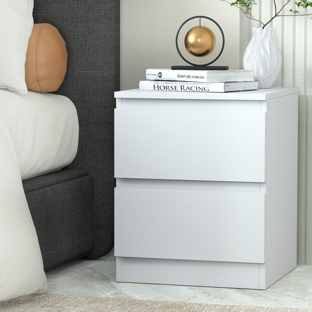 Free shipping on this White Bedside Table with Drawers