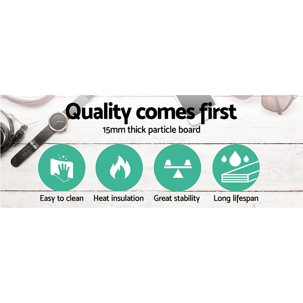 Tallboy Slimline 5 Drawers - Scandi-Inspired