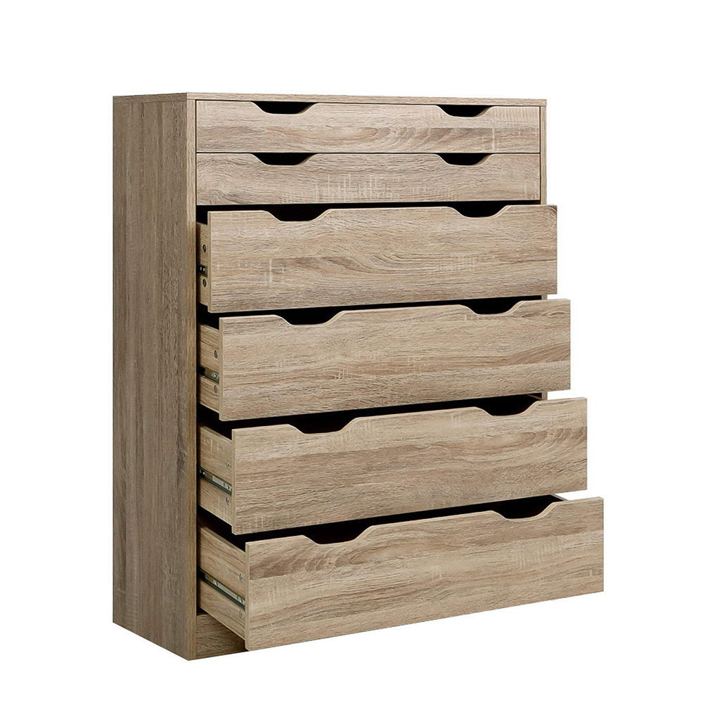 Six Drawer Tallboy in Oak