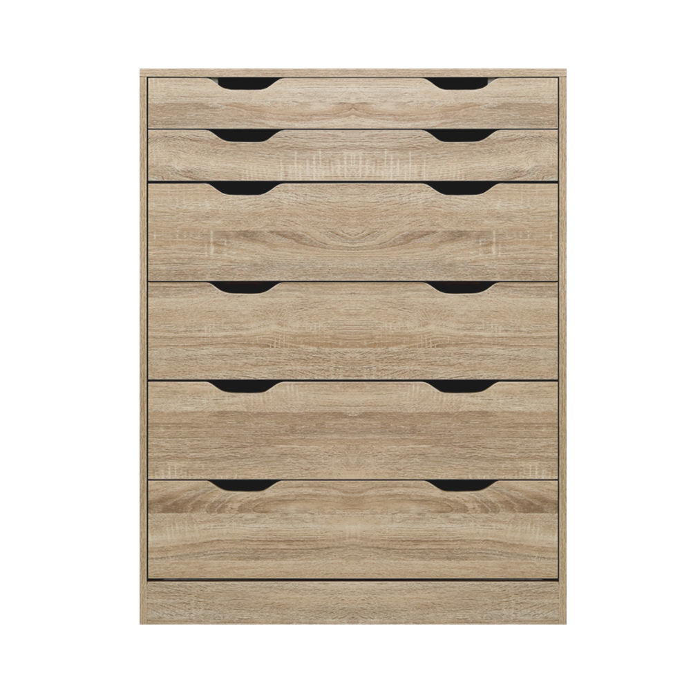 Six Drawer Tallboy in Oak