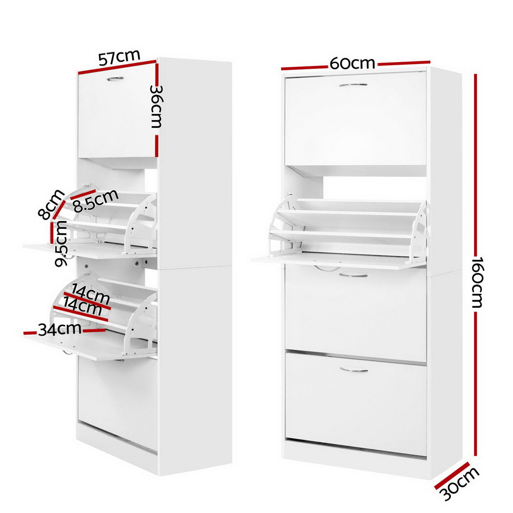 60 Pairs Shoe Cabinet