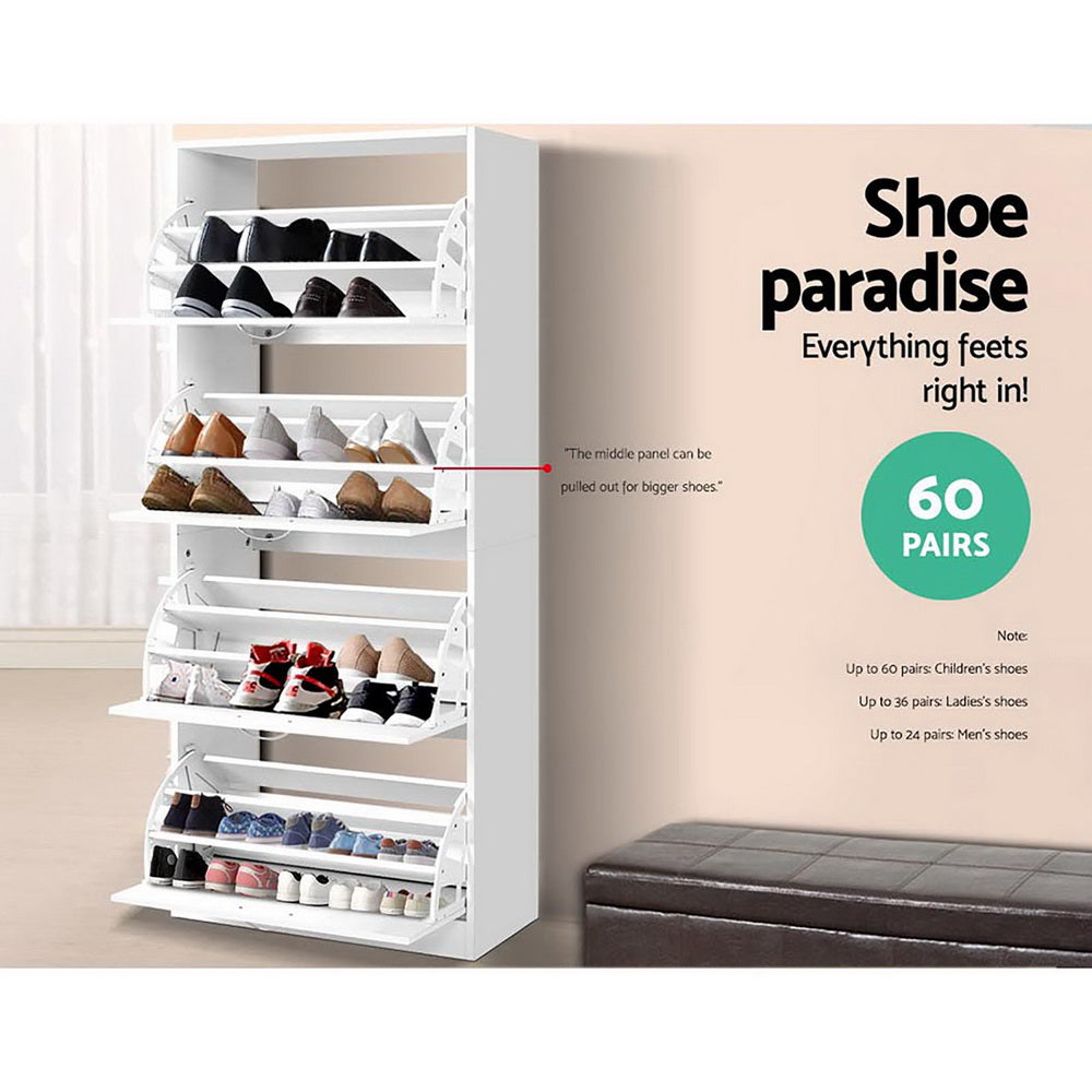 60 Pairs Shoe Cabinet