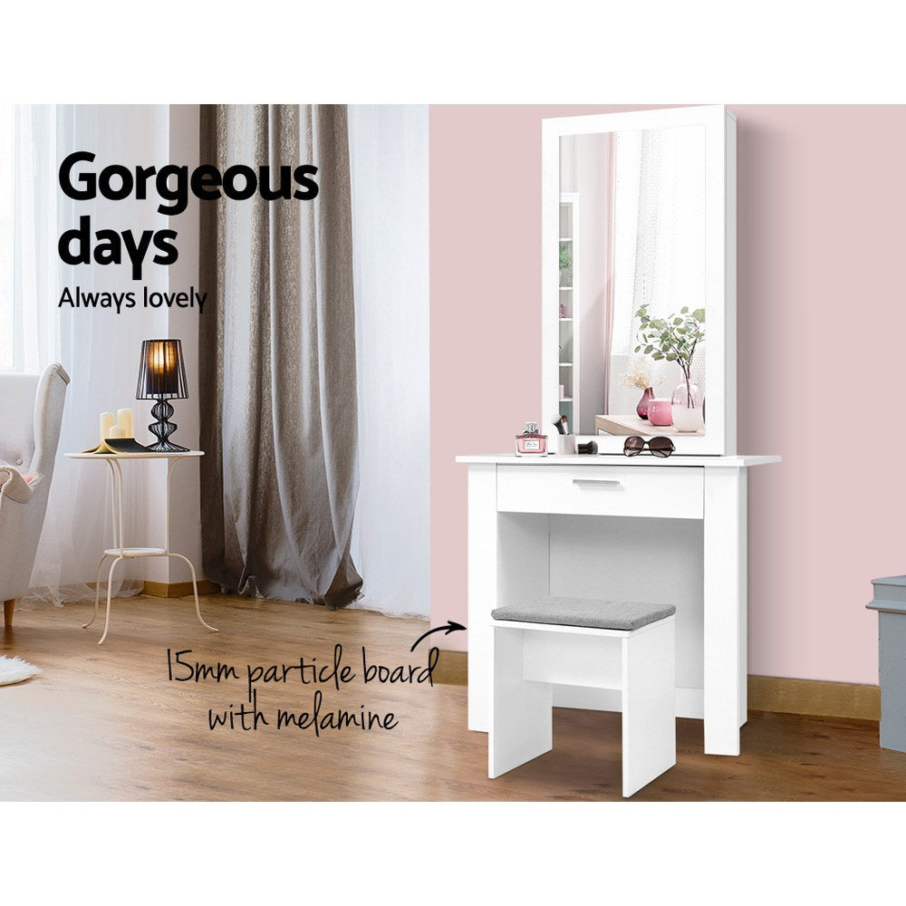 Back In Stock! Dressing Table With Mirror and Stool