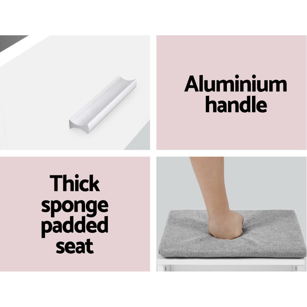 Back In Stock! Dressing Table With Mirror and Stool