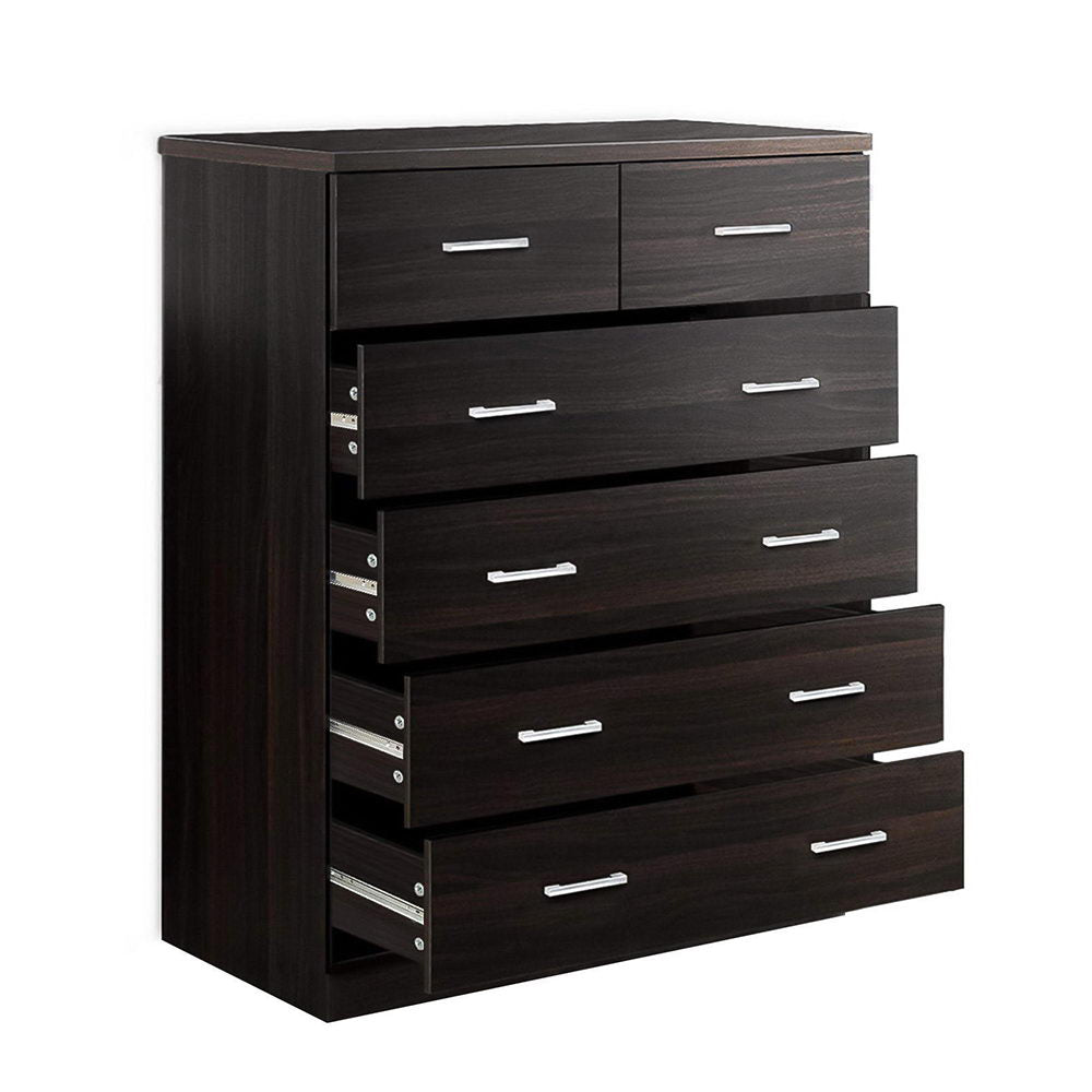 Tallboy 6 Drawers - Walnut
