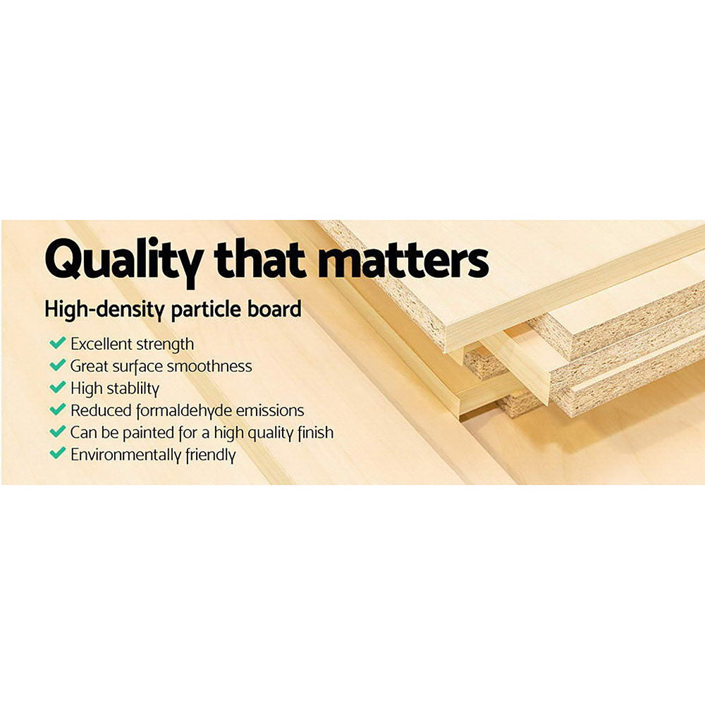 Tallboy 6 Drawers - White