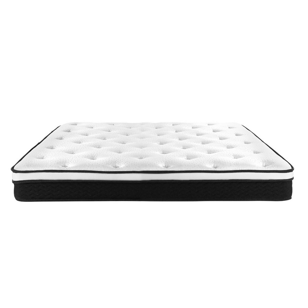 King Single Size 21cm Thick Euro Top Bonnell Spring Mattress