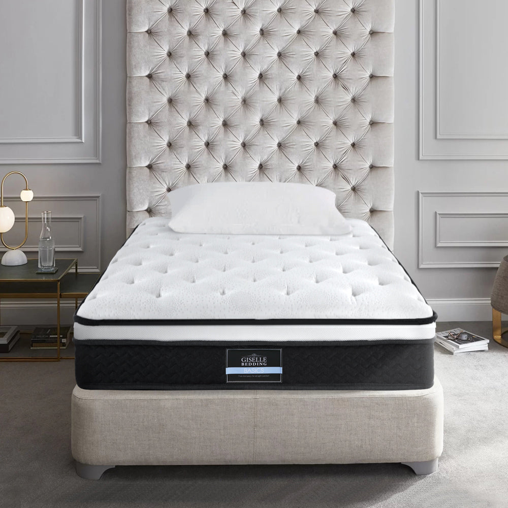 Back In Stock! King Single Size 21cm Thick Euro Top Bonnell Spring Mattress