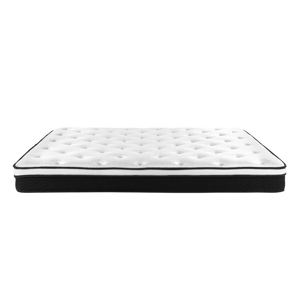 Queen 21cm Thick MEDIUM FIRM Euro Top Bonnell Spring Mattress