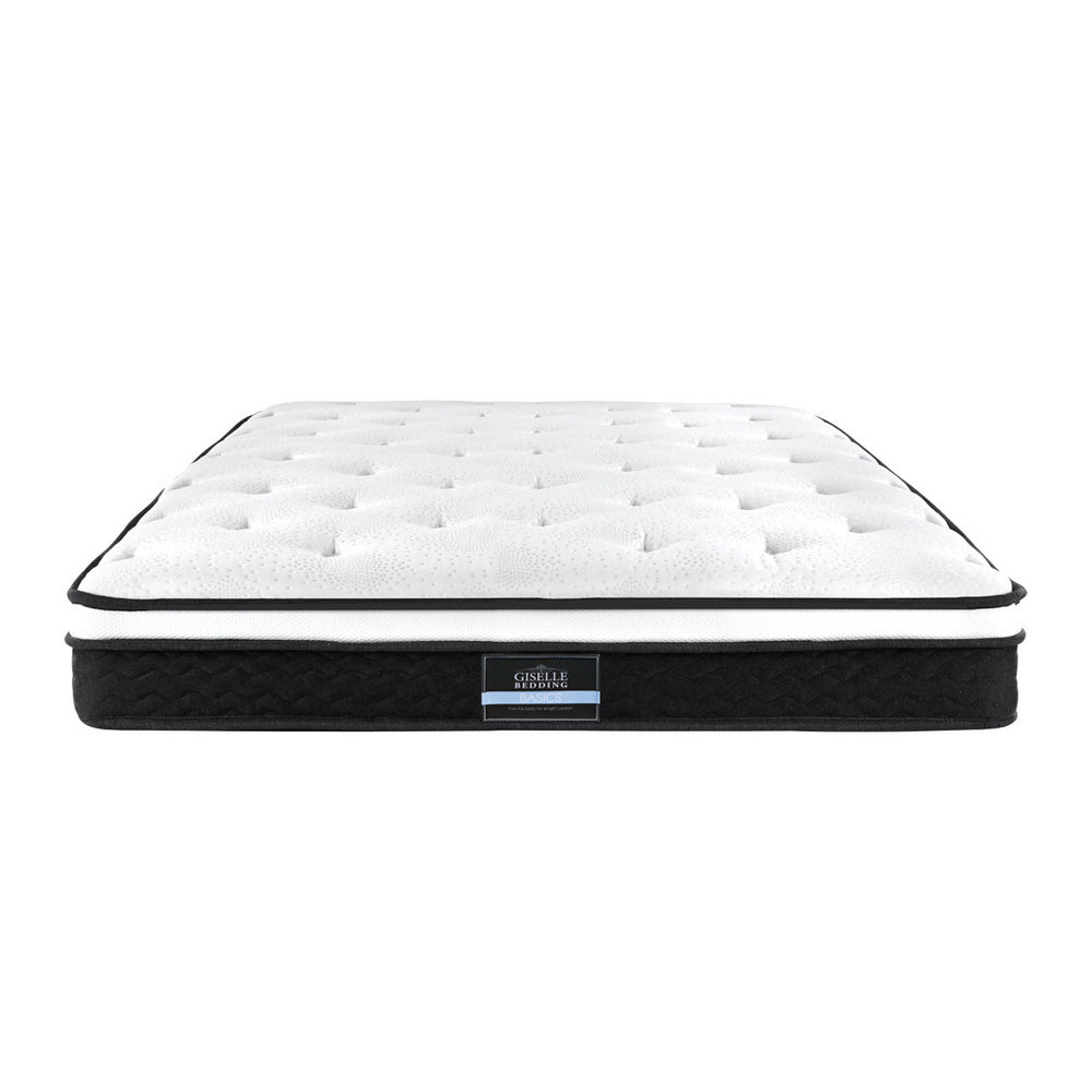 Single Size 21cm Thick MEDIUM FIRM Bonita Euro Top Bonnell Spring Mattress