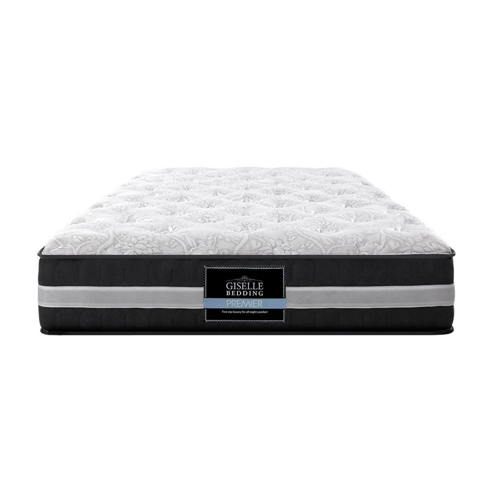 King Single Size 30cm Thick Medium Firm 7 Zone Pocket Spring Foam Mattress