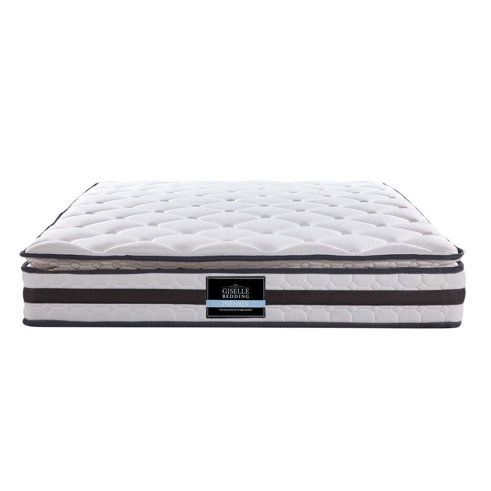 King Size 21cm Thick MEDIUM FIRM Bonnell Spring Mattress