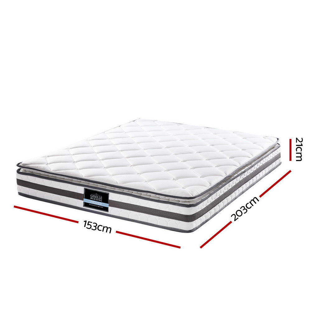 Queen Size Budget 21cm Thick Bonnell Spring Mattress