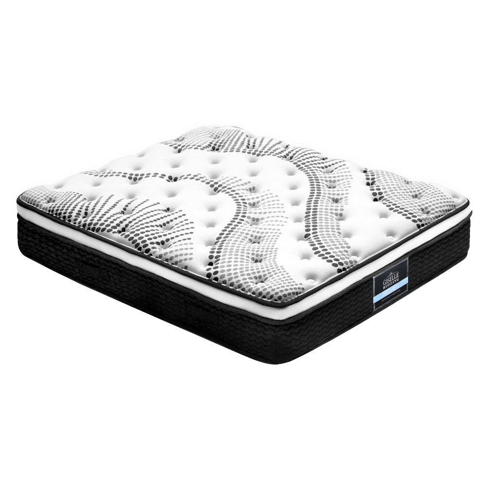 Double Size 32cm Thick MEDIUM FIRM Euro Top Pocket Spring Mattress