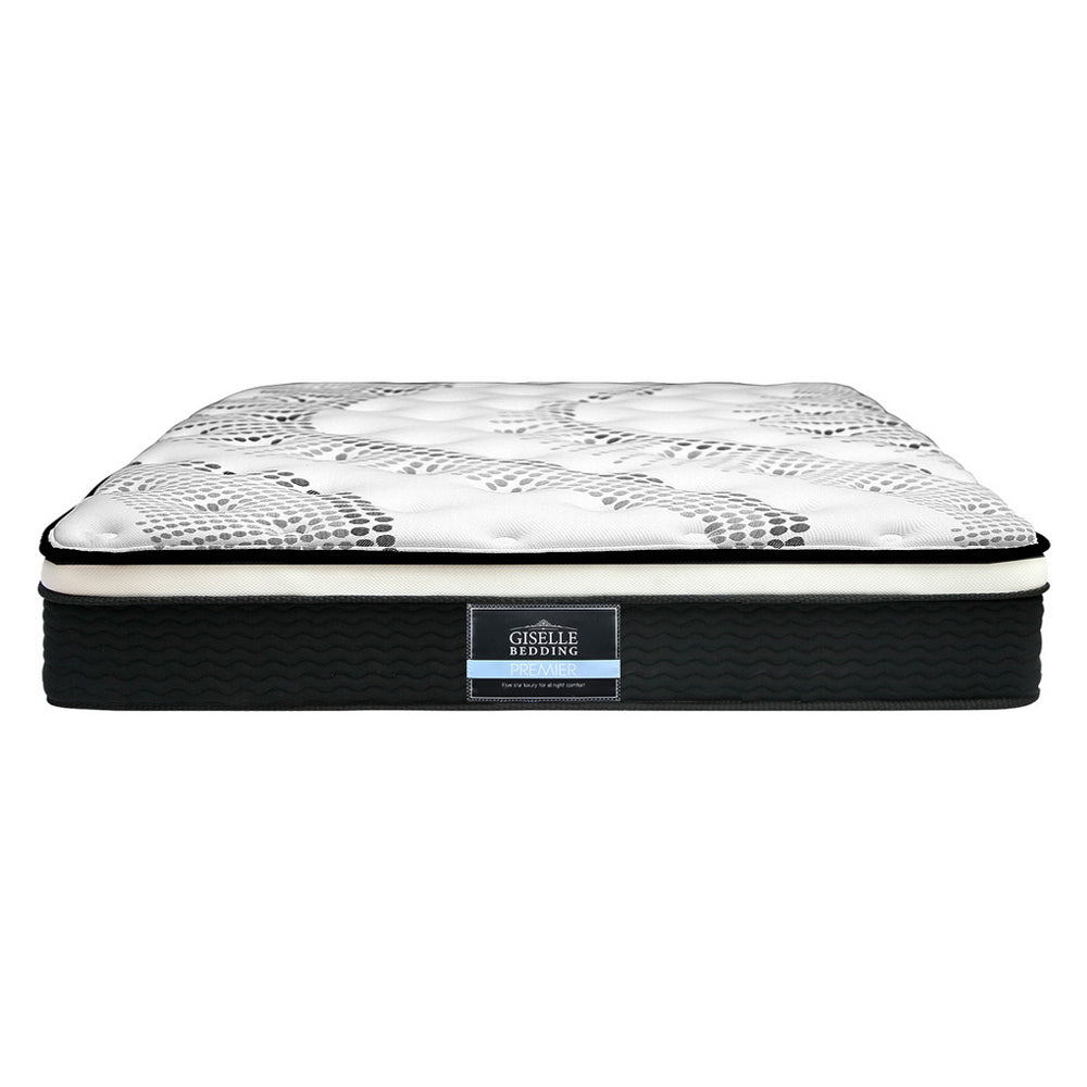 Queen Size 32cm Thick Como Euro Top Pocket Spring Mattress