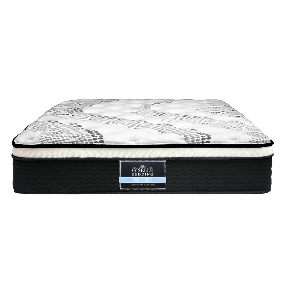 Back In Stock! Single Size 32cm Thick MEDIUM FIRM  Como Euro Top Pocket Spring Mattress
