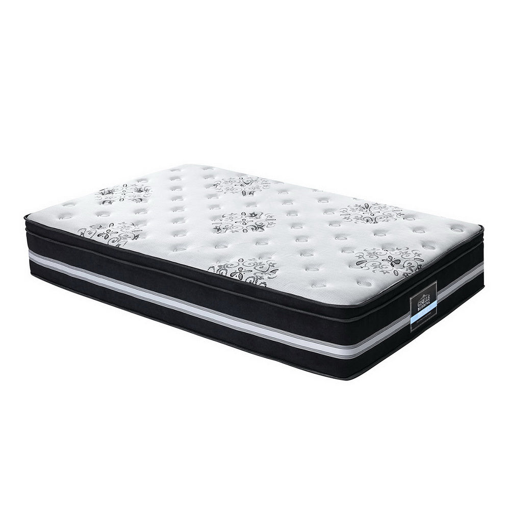 King Single Size 34CM Thick COOL GEL Memory Foam Eurotop Pocket Spring Mattress
