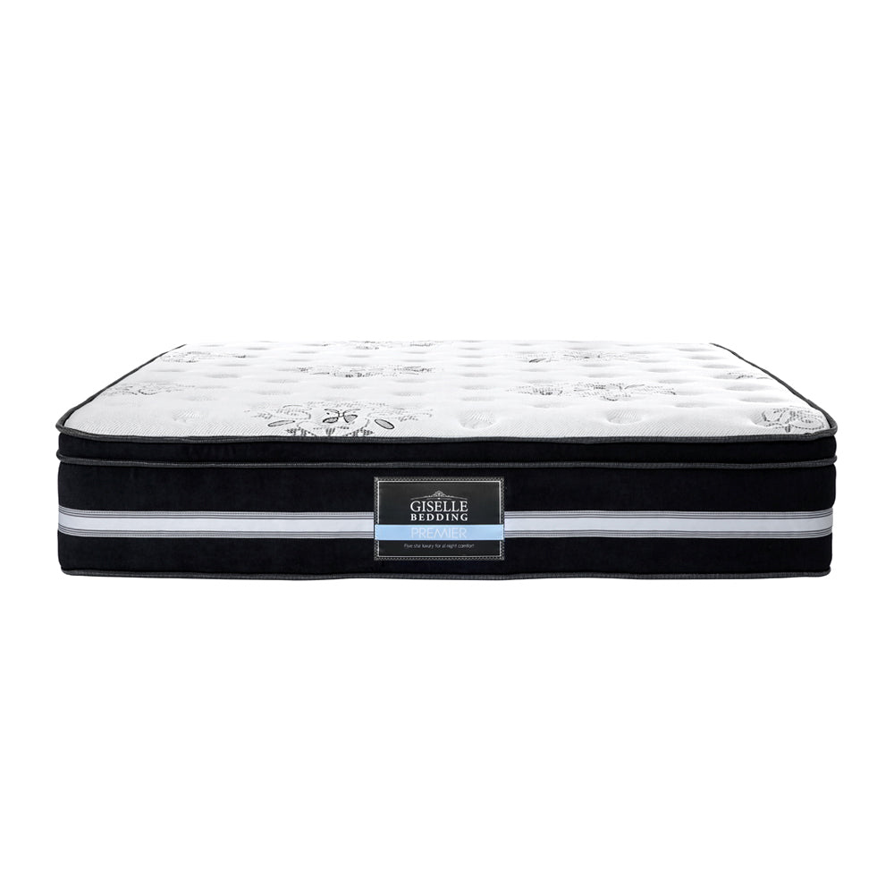Queen Size 34cm Thick MEDIUM FIRM Euro Top Cool Gel Pocket Spring Mattress