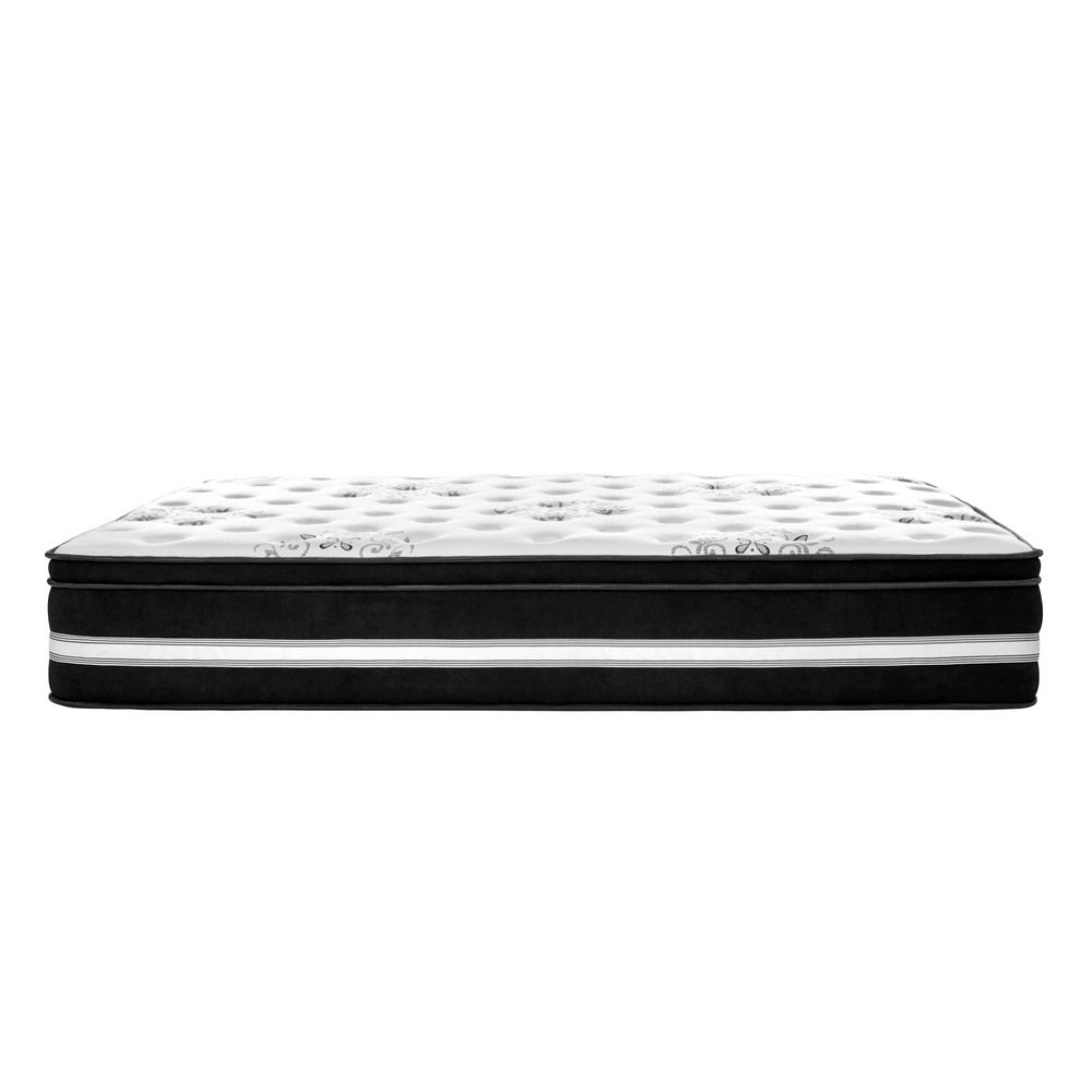 Single Size 34CM Thick COOL GEL Memory Foam Euro Top Pocket Spring Mattress