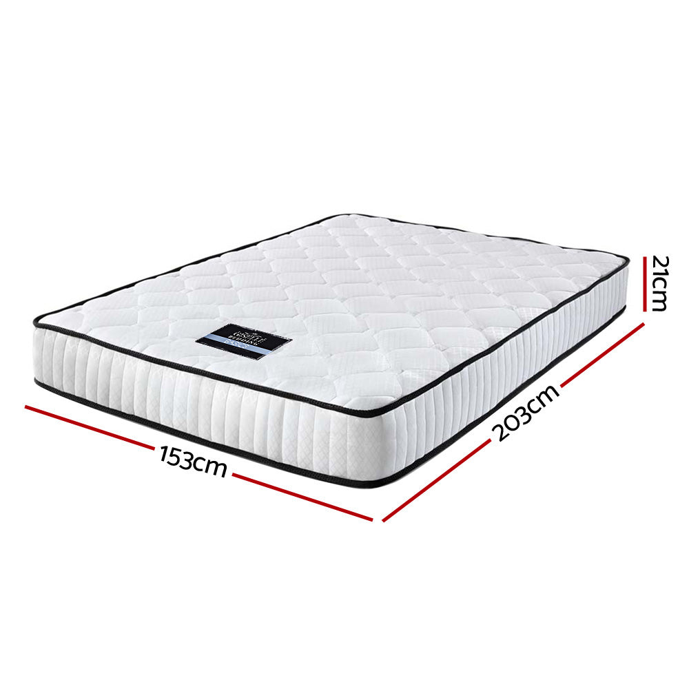 Queen Size 21cm Thick Pocket Spring Mattress
