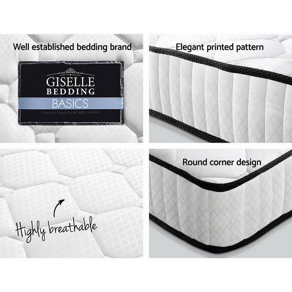 Queen Size 21cm Thick Pocket Spring Mattress