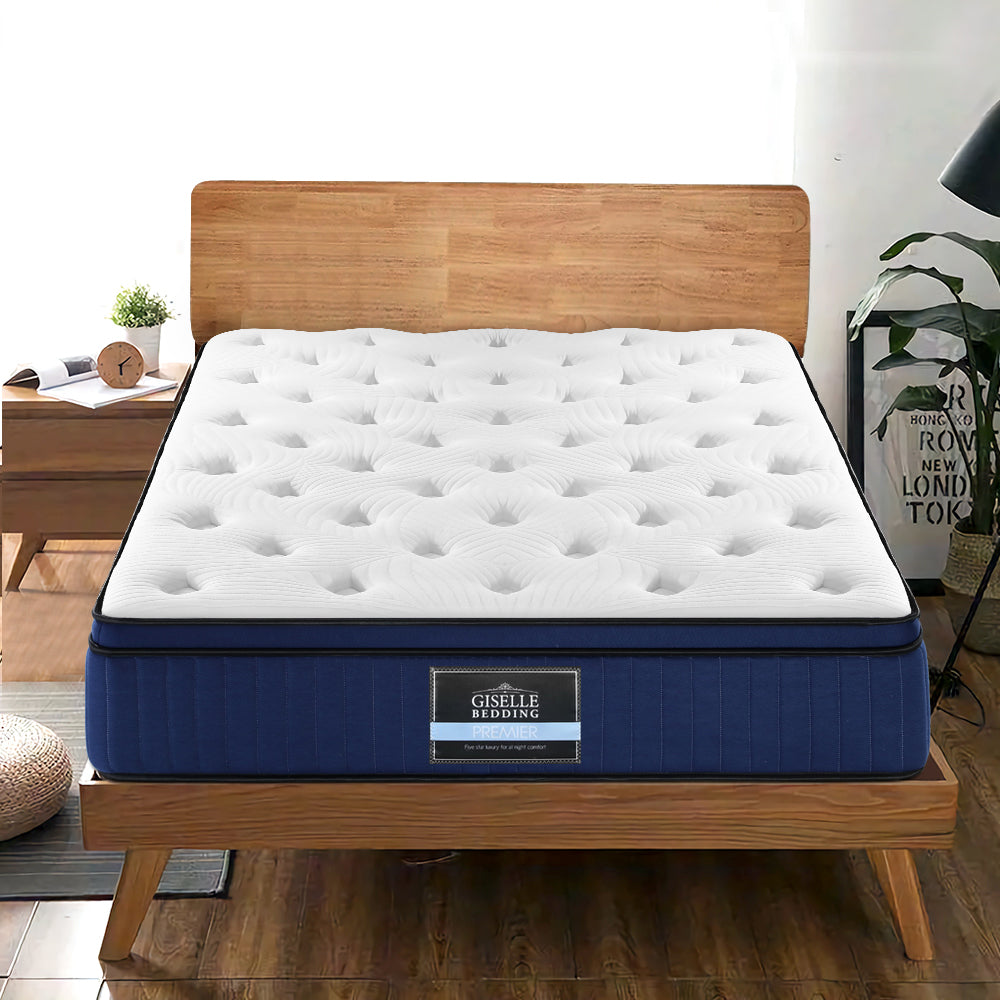Back In Stock! Double Size 34cm Thick Euro Top Cool Gel Pocket Spring Mattress