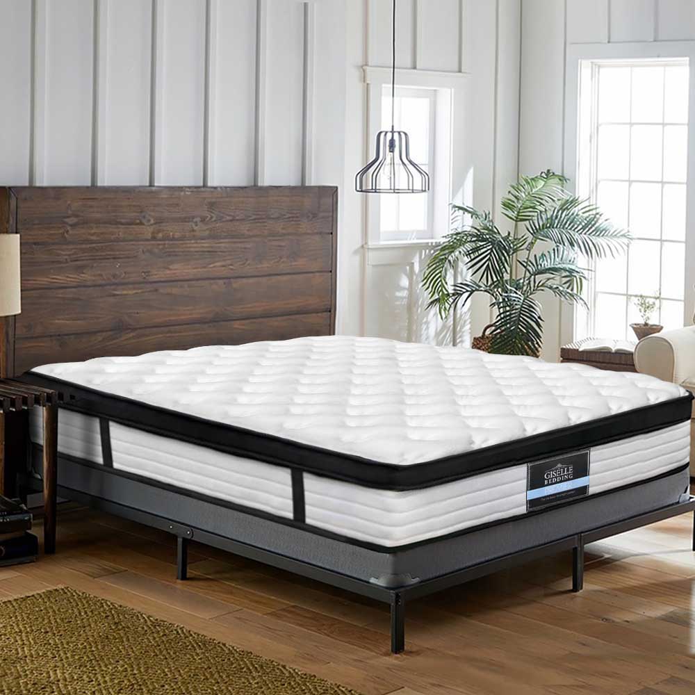 Back In Stock! Queen Size 31cm Thick Euro Top Pocket Spring Mattress
