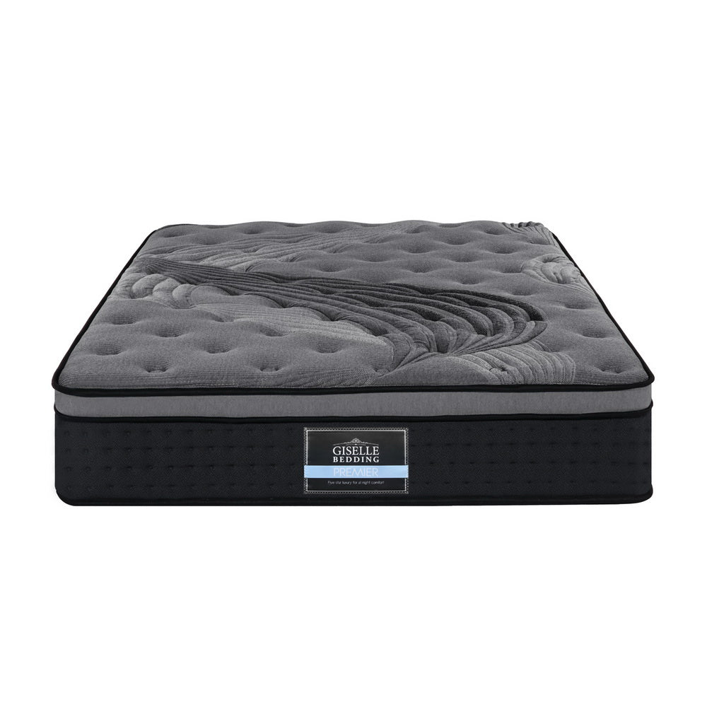 King Single Size 34cm Thick Euro Top Pocket Spring Mattress