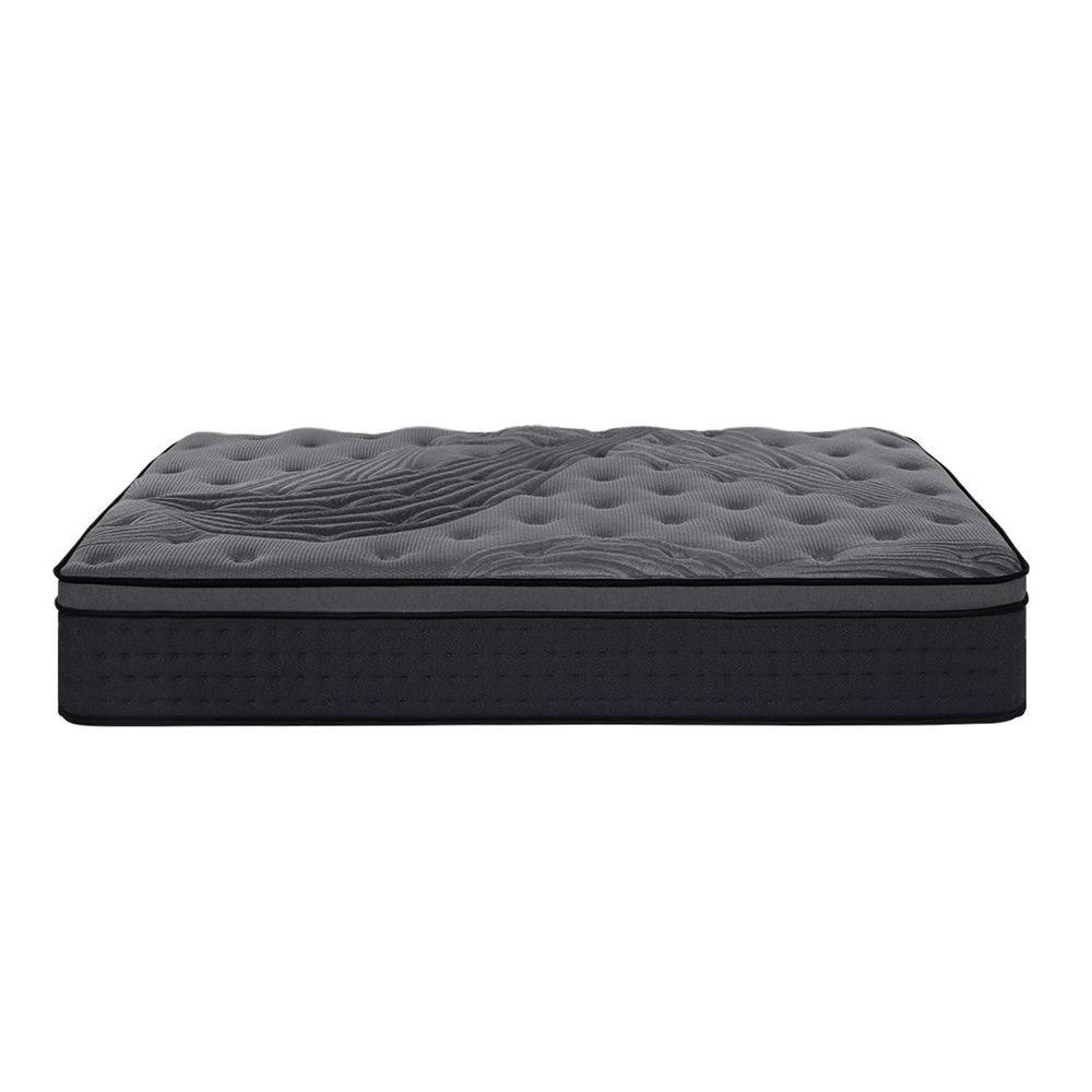 Single Size 34cm Thick Alanya Euro Top Pocket Spring Mattress