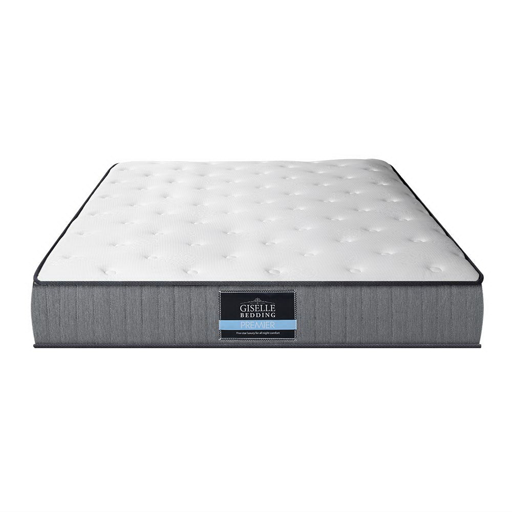 King Size 23cm Thick EXTRA SUPER FIRM Pocket Spring Foam Mattress