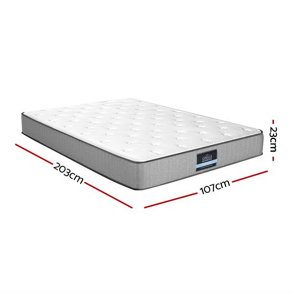 King Single Size 23CM Thick SUPER EXTRA FIRM Pocket Spring Foam Mattress