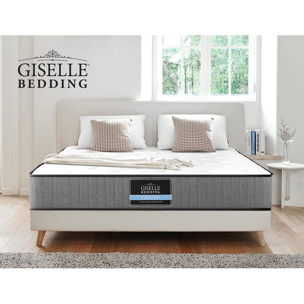 King Single Size 23CM Thick SUPER EXTRA FIRM Pocket Spring Foam Mattress
