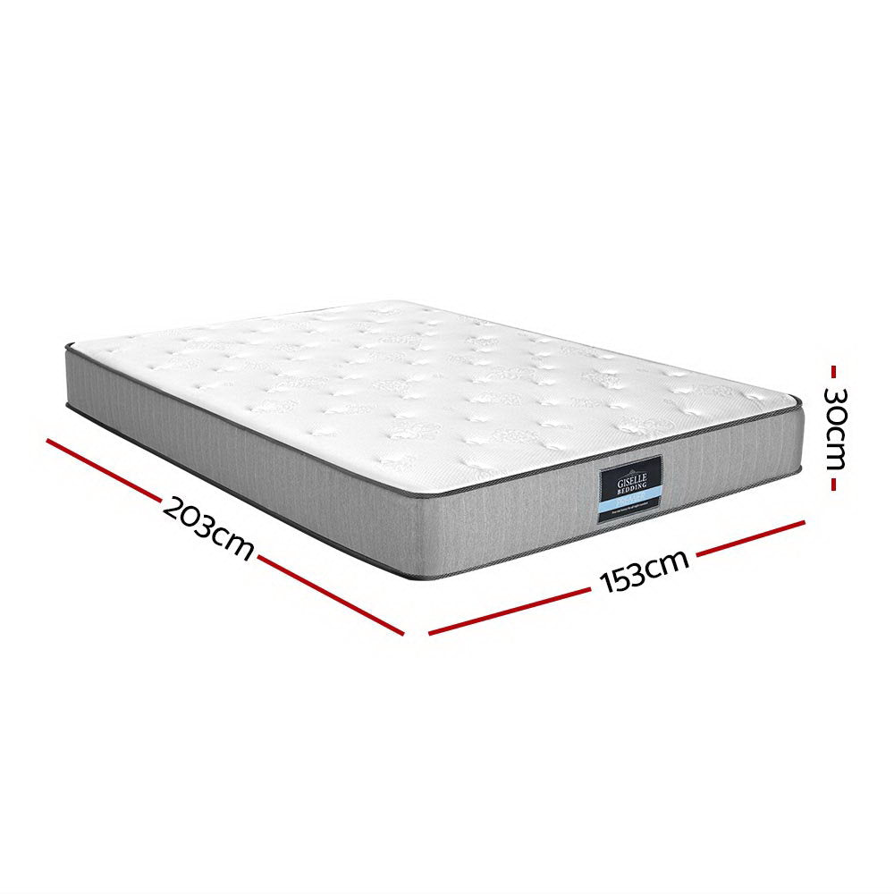 Queen Size Budget 23cm Thick EXTRA FIRM Pocket Spring Foam Mattress